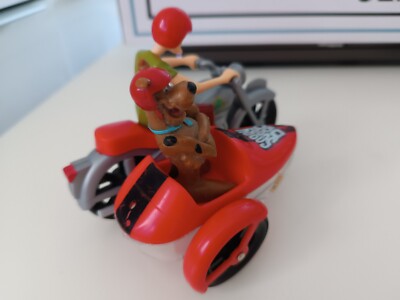 Figurine Scooby Doo moto side car fizzy - Collection