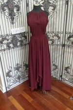 3124 - BILL LEVKOFF SZ 10 WINE 1501 253. FORMAL BRIDESMAIDS GOWN DRESS