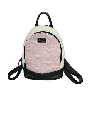betsey johnson heart applique mini backpack Avril Lavigne Mini-Backpack Polyurethane Sturdy top handleAdjustable shoulder strapsApplique Betsey Johnson | Bags |