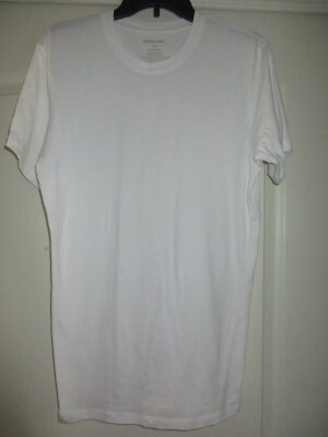 Tommy John 2-Pack Cotton Basics Crewneck SSL Men T-Shirt White M $29 U81.A4