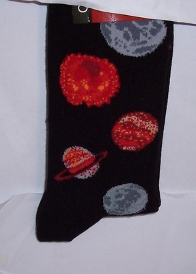 Planets Red Sun Herren/Damen Socken