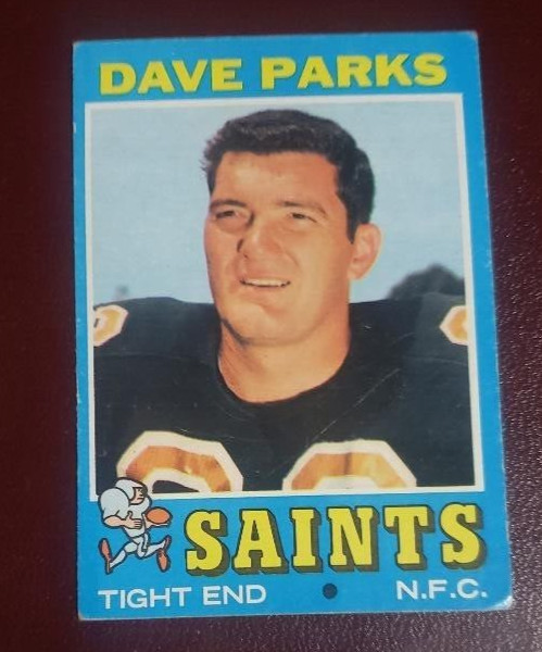 1971 Topps #37 Dave Parks TE New Orleans Saints   **40% OFF 2 or MORE
