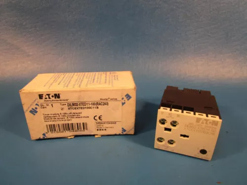 Eaton DILM32-XTED11-100RAC240, Timer, Time 5-100S, Switch 3A 240V 50/60Hz, XTCEX
