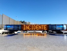 BARRA LAMPEGGIANTE  LED BLU + sirena X AMBULANZA, PROTEZIONE CIVILE, ANTINCENDIO