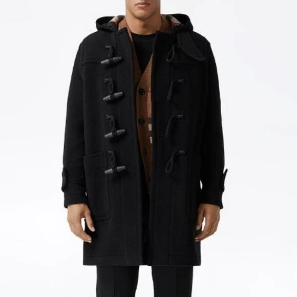 Cappotto uomo Burberry foderato a quadri con borsone 52