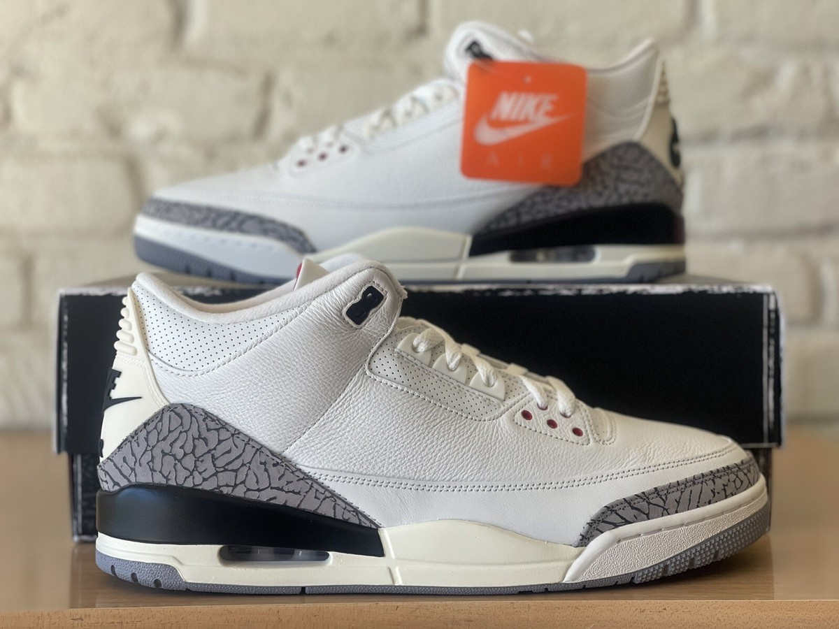 Nike Air Jordan 3 Retro White Cement Reimagined GS 6.5Y Nike Air Jordan 3 Retro White Cement Reimagined GS 6.5Y
