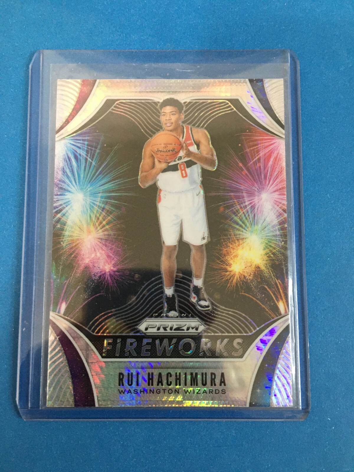 F131,138  2019-20 Panini Prizm Fireworks Prizms Hyper #29 Rui Hachimura