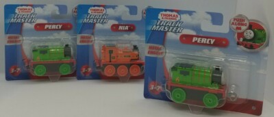 Thomas & Friends Track Master Push Along Metal Engine *Percy/Nia Set of 2 *Percy