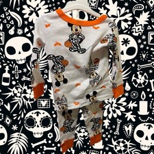 Disney Mickey  Minnie Halloween 2 Piece Pajama Set - Unisex- 18M- NWT