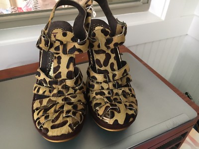 NWOB Irregular Choice Leopard Shoes 6 1/2