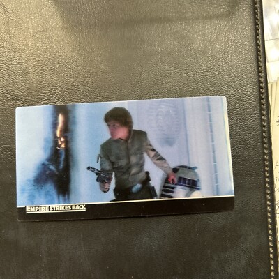 Star Wars The Empire Strikes Back 3d 2010 WideVision Topps #38 Luke R2-D2