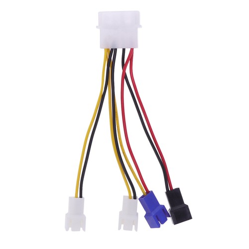 PC Fan Connector PC Fans 4 Pin Y-Cables PC Fan Extension Wire - 第 2/11 張圖片