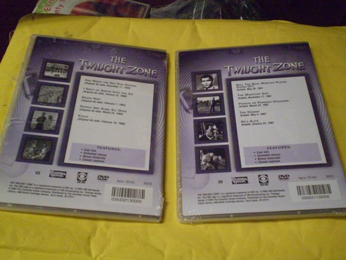 (2) The Twilight Zone DVD Lot: Both Brand NEW!!! 10 Episodes - Picture 2 of 2