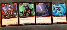 WORLD OF WARCRAFT TRADING CARDS GAME - WAR OF THE ELEMENTS (37 CARD LOT) 2011
