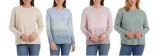 Ella Moss Women's Crew Neck Knit Pullover Sweater - NWT