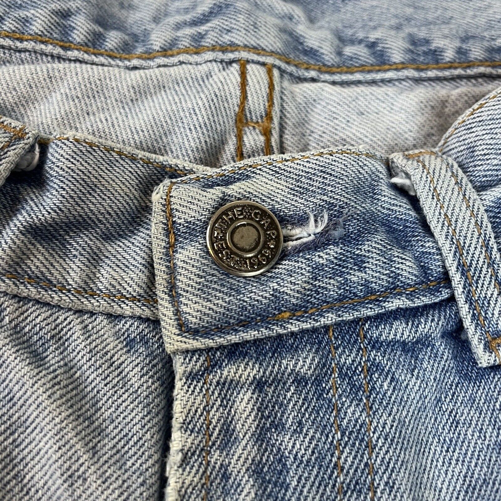 Vintage Gap Denim 80s Retro Baggy Fit Blue Jeans … - image 19