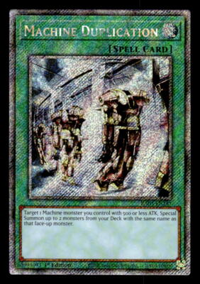 Yu-Gi-Oh #RA05-EN145 Machine Duplication Holo 1st Edition | eBay