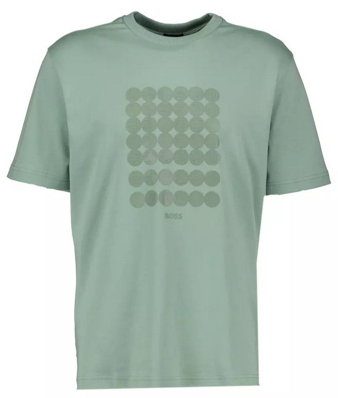 МУЖСКАЯ ФУТБОЛКА HUGO BOSS С ПРИНТОМ В ПОЛОСКУ C 50537845357 16190₽