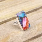 Oyster Turquoise~925 Sterling Silver Band &Statement Ring Handmade Ring All size