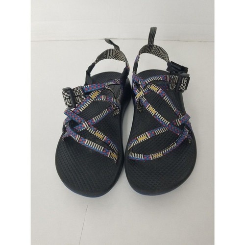 Sandalias Chaco Talla 2 Unisex Niños ZX1 Ecotread Abrigo Cerúleo Tiras Multicolor - Imagen 2 de 12