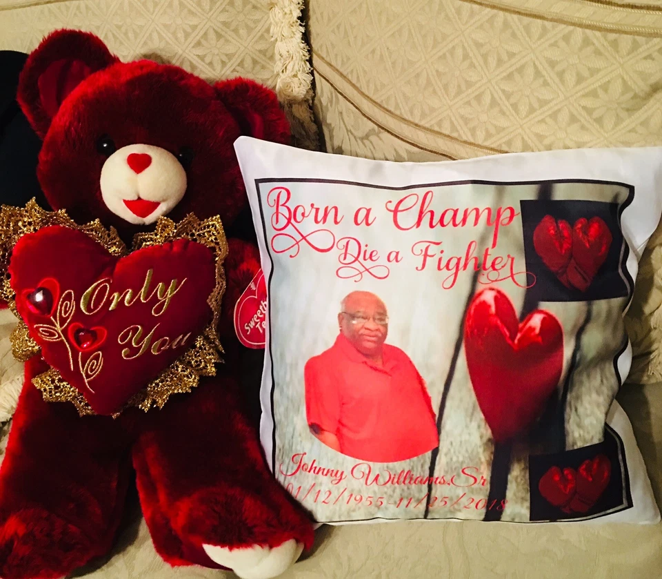 Almohada personalizada 16 pulgadas Foto 2 de 4