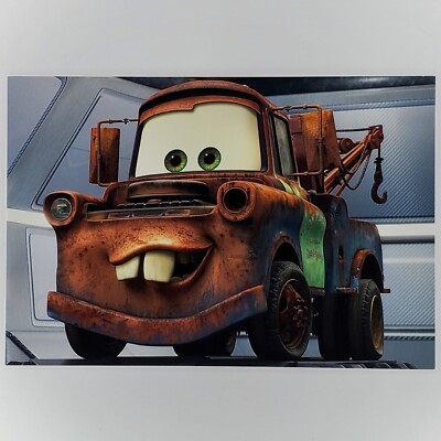 Cars 2 Postcard Mater Pixar Disney Animation Collection 100 Characters 100 Years