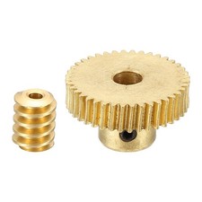 Worm Gear Set 0.5 Module 1:40 Reduction Rate(Gear-5mm Bore, Rod 1.98mm Bore)