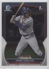 2023 Bowman Draft Chrome Sabin Ceballos #BDC-110 16s2