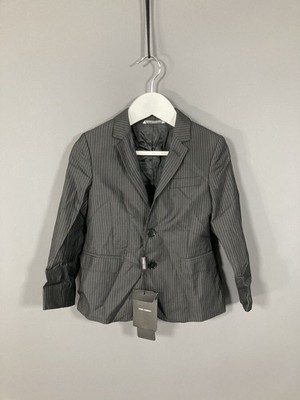 DOLCE & GABBANA WOLLMISCHUNG BLAZER Jacke - Alter 4 Jahre - Neu mit Etikett - Jungen