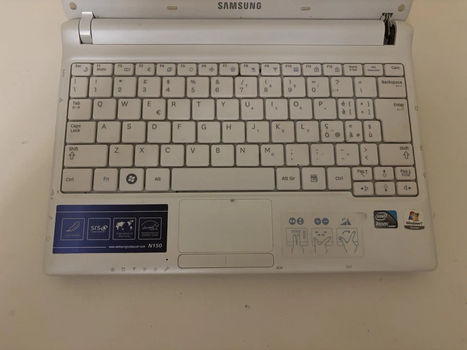 NOTEBOOK SAMSUNG NP-N150 - NON FUNZIONANTE - Immagine 2 di 4