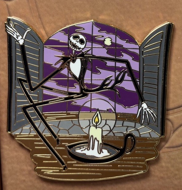 Disney Story Book NBC Jack Jumps Over Candle Stick W/ Collectors Book LE/100 Pin
