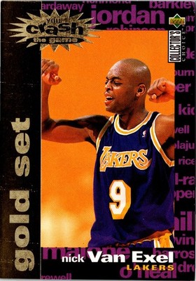 1995-96 Collector's Choice You Crash the Game Gold Exchange #C5 Nick Van Exel