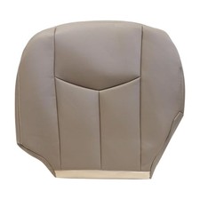 Driver Bottom Replacement Leather Seat Cover TAN  522  - Compatible Med Tan
