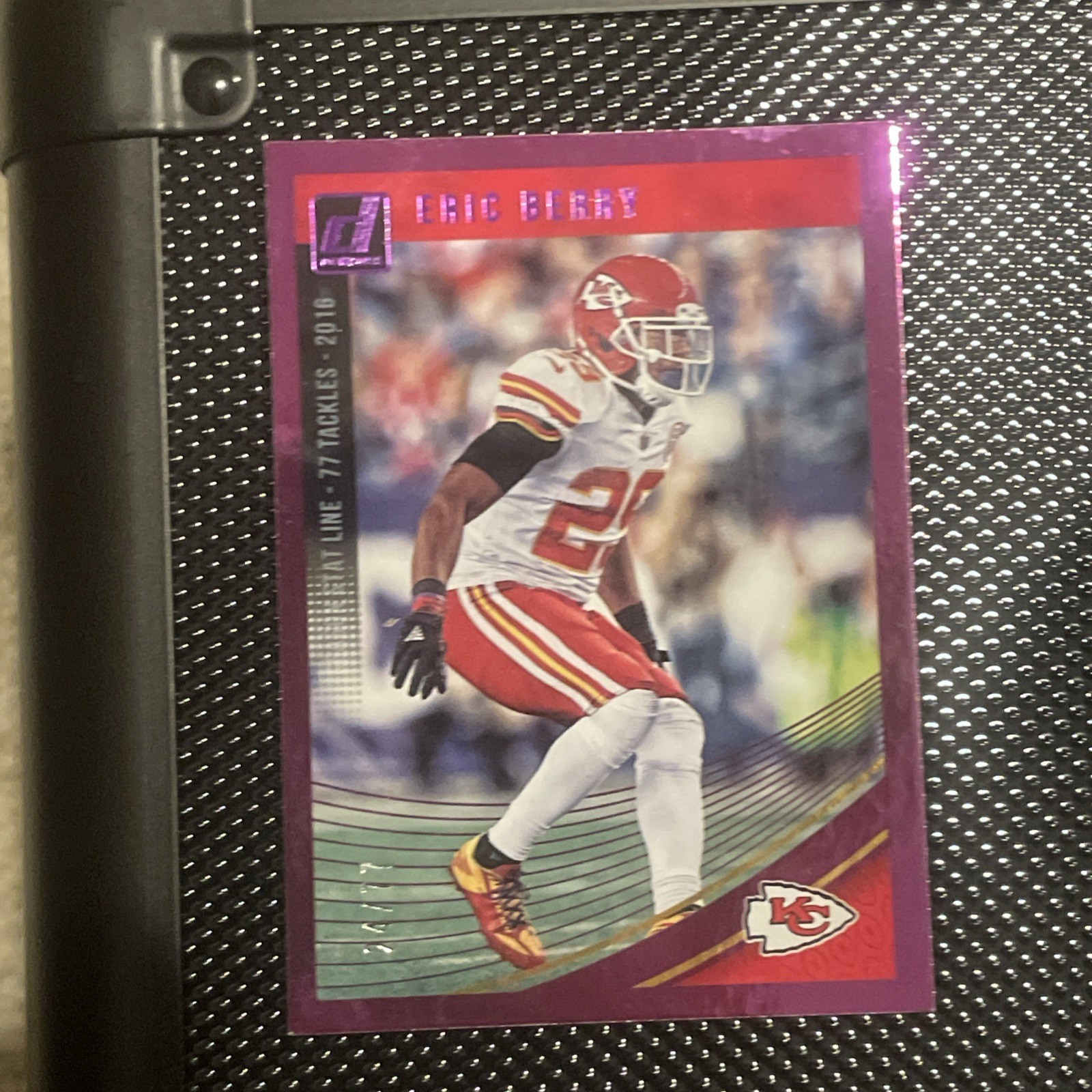 2018 Panini Donruss - Eric Berry #142 Purple Press Proof 24/77