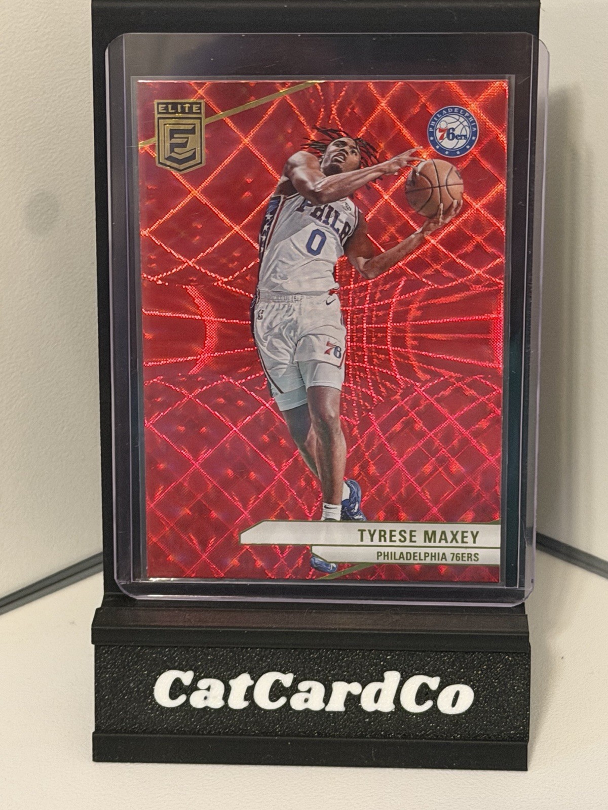 2023-24 Donruss Elite International Red #78 Tyrese Maxey - 76ers