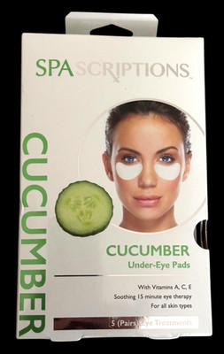 SPAscriptions Cucumber Under-Eye Pads/ Vitamins A, C, E 5 Pairs Eye Treatments