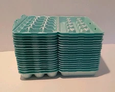 LOT OF 18 USED EMPTY STYROFOAM EGG CARTONS- (18 COUNT SIZE)  - CLEAN