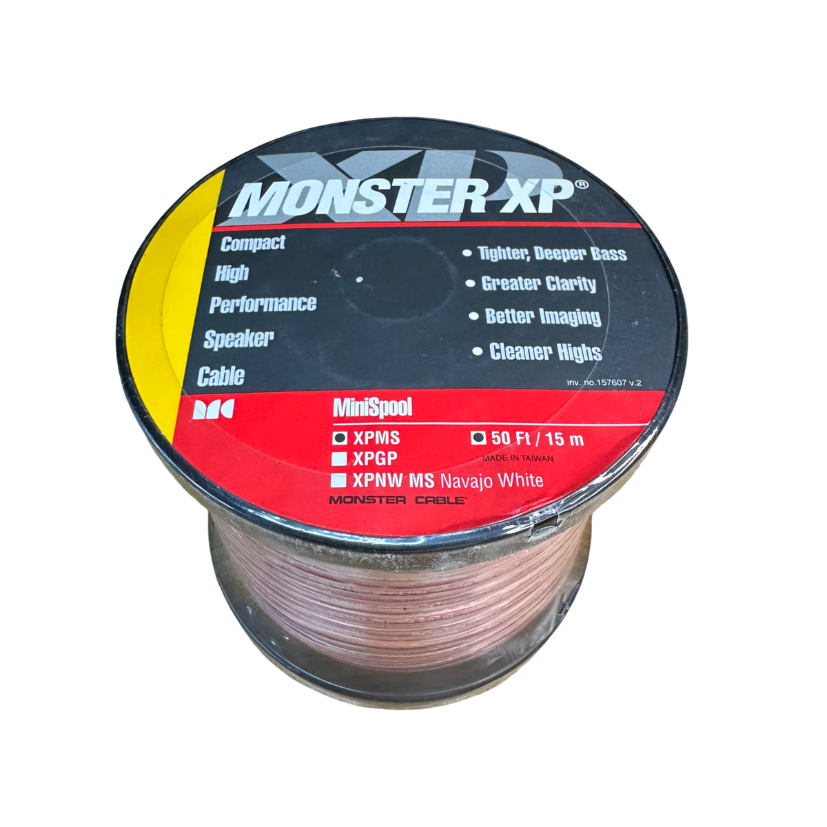 Monster XP MiniSpool Speaker Wire XPMS 50ft/15m High Performance