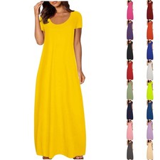 Women Plus Size Summer Print V Neck Sleeveless Boho Party Maxi Dress