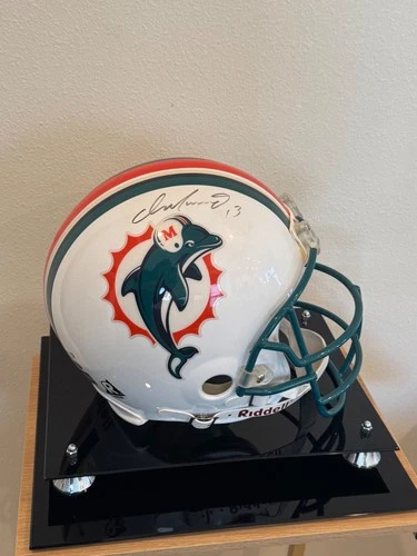 Dan Marino Autographed Miami Dolphins Authentic Helmet (JSA) With Case Full siz
