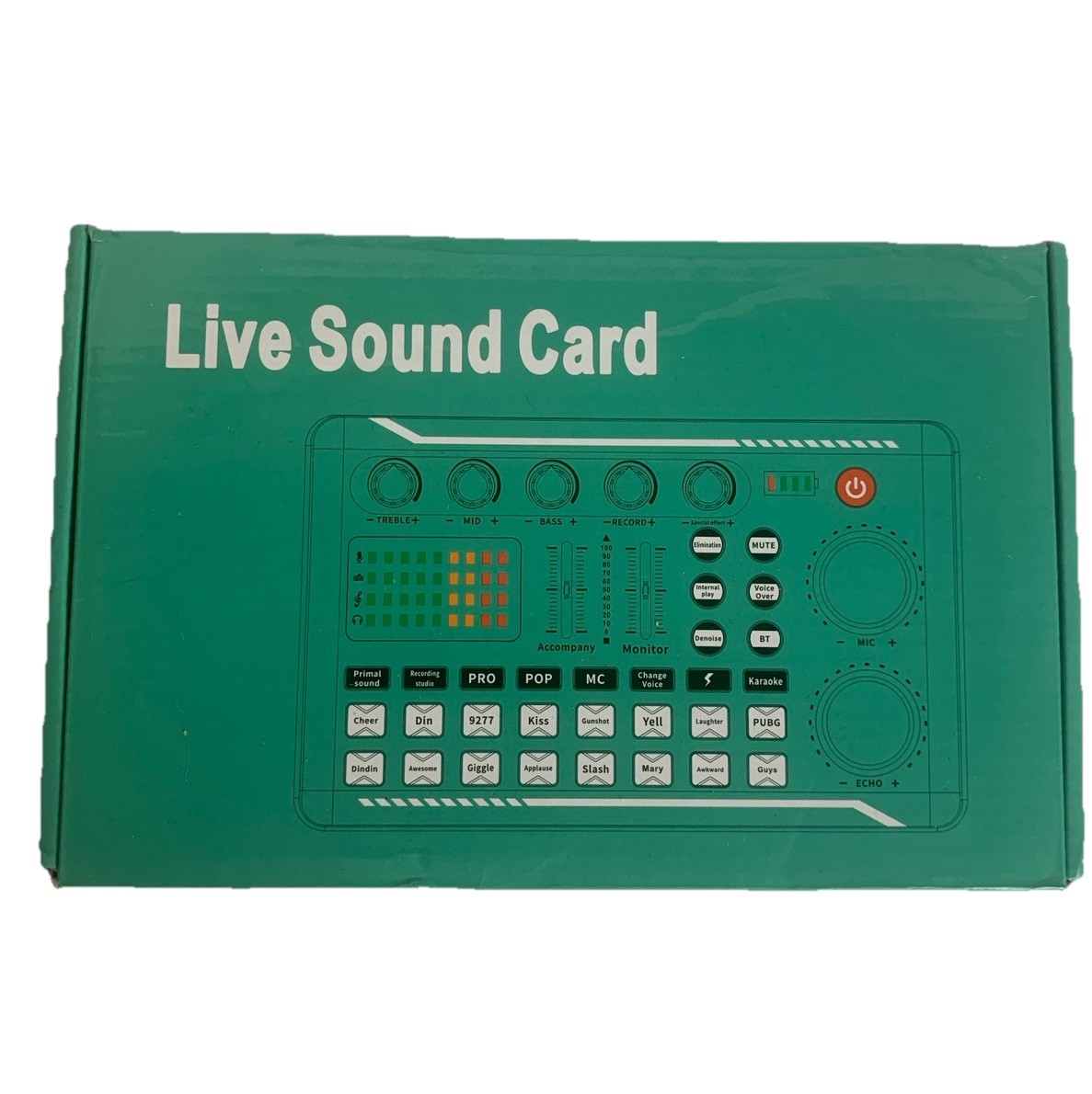 F998 Professional Live Sound Card Audio Mixer USB Interface