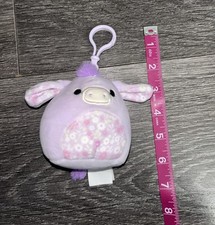 Squishmallow Delzi Donkey Clip-on Plush Stuffed Animal
