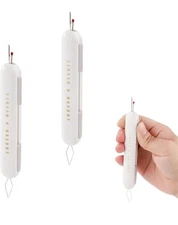 2pcs 2 in 1 Needle Threader Seam Ripper, Integrated Seam Remover & Needle Thread