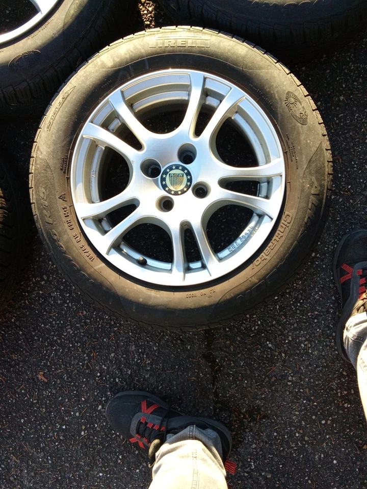 1 Satz Alu kompletträder  185 65 R15 Zoll Lochkreis 100. - Bild 4 von 4