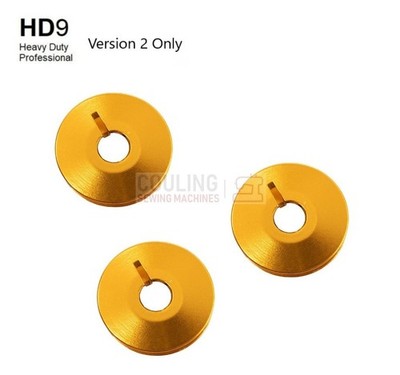 HD9 Ver 2 große Metall-Jumbo-Spulen 767860107 - 3er-Pack passend für Janome HD-9 767860