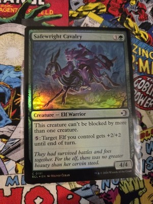 MTG Magic the Gathering FOIL Safewright Cavalry ECL!