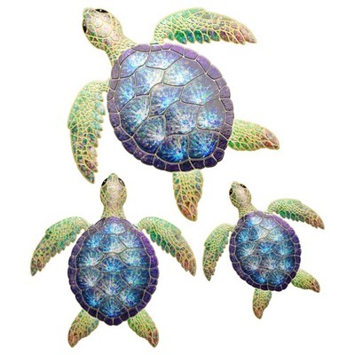 UXZCVIO Metal turtle wall decoration outdoor and indoor navigation hanging sc...
