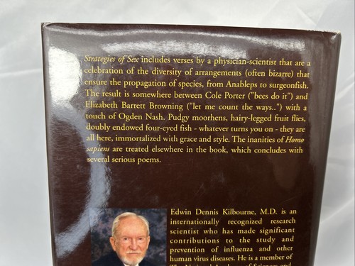 Strategies of Sex And other Verses Edwin Dennis Kilbourne M.D. HC DJ - Picture 9 of 20
