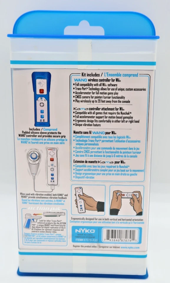 Nyko Dual Controller Kit For Nintendo Wii Nunchuck Kama Sealed Brand New - Image 2 of 2