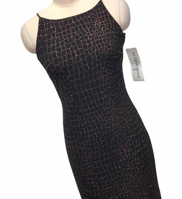 chinese dress ladies Sequin Strapless Maxi Dress with Slit S / Black / 01743